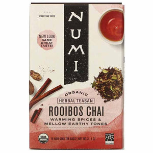Numi Tea - Rooibos Chai Herbal Tea - 18 Bags, 1.2 Oz