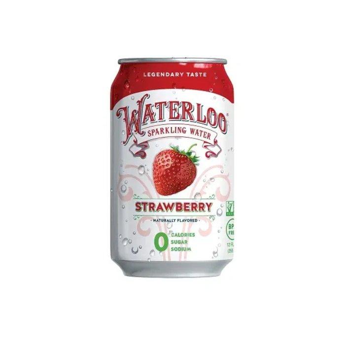 Oasis Snacks - Waterloo Sparkling Water, 12oz - Strawberry, 12oz