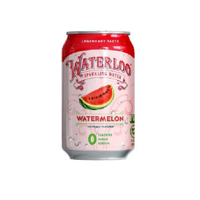 Oasis Snacks - Waterloo Sparkling Water, 12oz - Watermelon, 12oz
