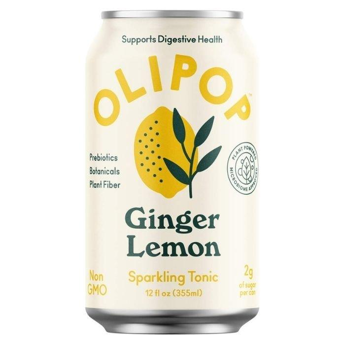 Oasis Snacks - Olipop Prebiotic Sparkling Tonic Drink - Ginger Lemon, 12oz