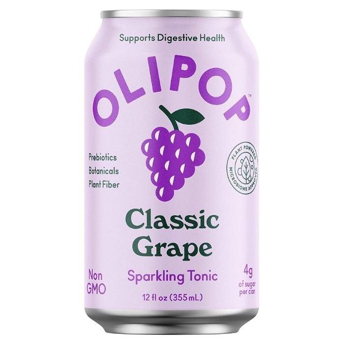 Oasis Snacks - Olipop Prebiotic Sparkling Tonic Drink - Grape, 12oz