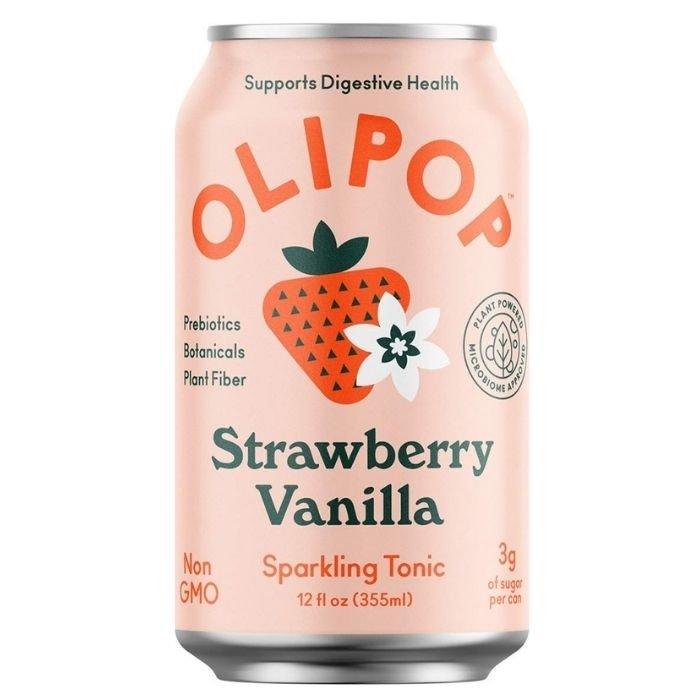 Oasis Snacks - Olipop Prebiotic Sparkling Tonic Drink - Strawberry Vanilla, 12oz