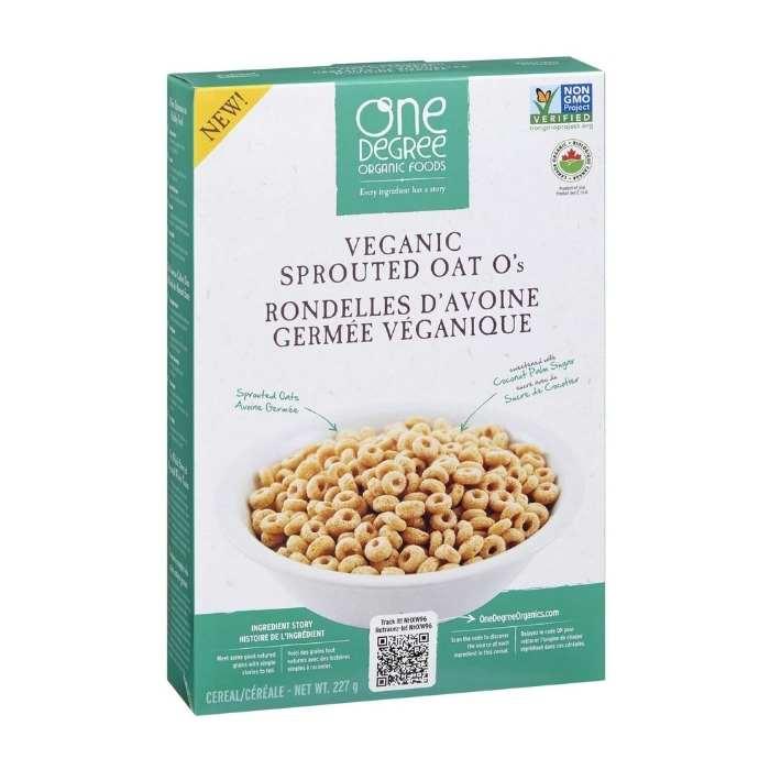 One Degree Organics - Sprouted Oat O's, 227g - Front