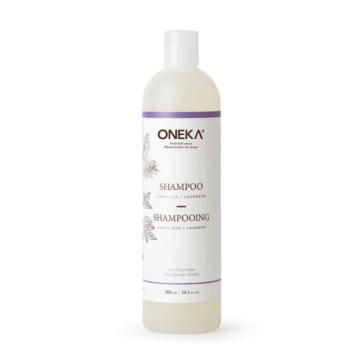 Oneka Shampoo Angelica + Lavender for All Hair Types, 500ml PlantX Canada
