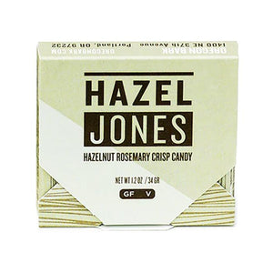 Oregon Bark - Hazel Jones Hazelnut Rosemary Crisp Candy, 34g