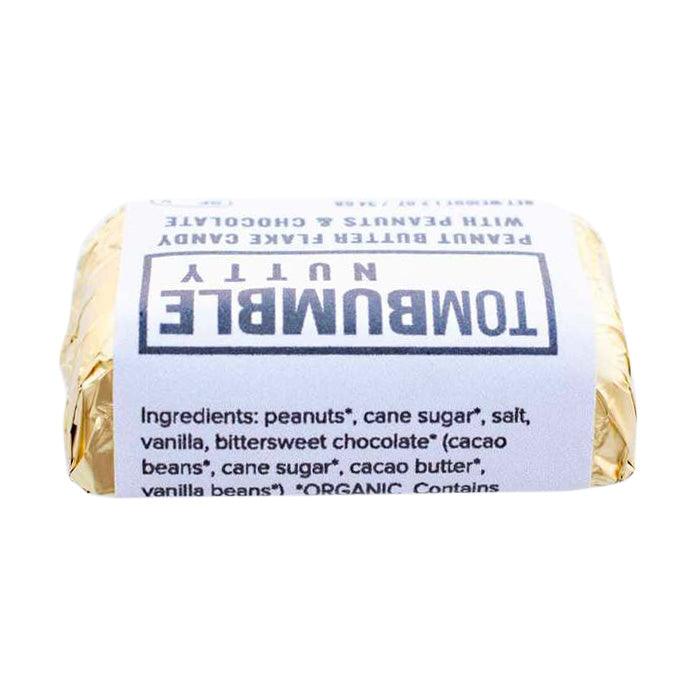 Oregon Bark - Tom Bumble Peanut Butter Chocolate Candy Bar - Nutty (34g) - back
