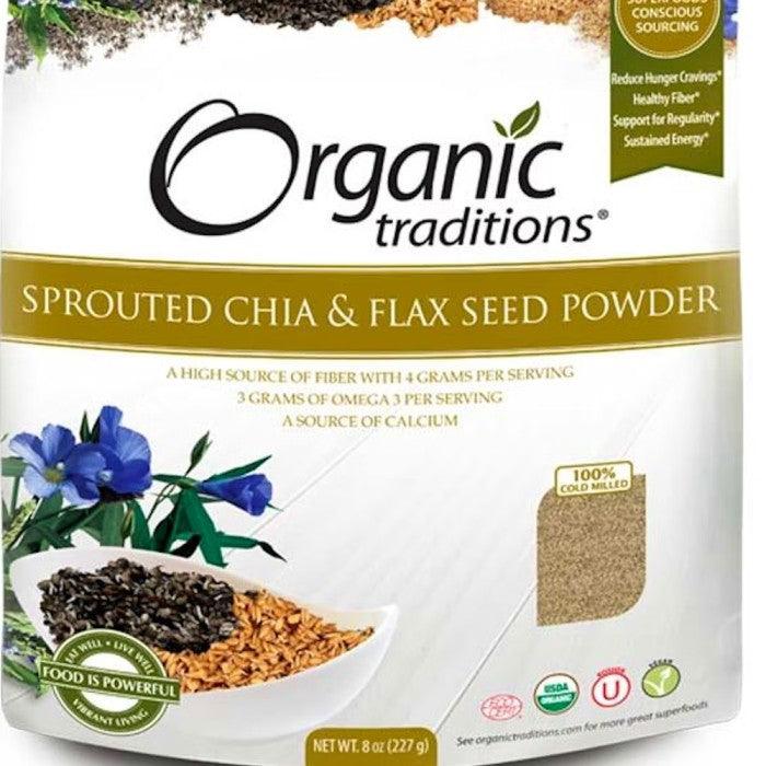 Organic Traditions - Sprouted Chia, 227g | Multiple Flavor's