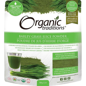 Organic Traditions - Organic Barley Grass Juice Powder, 150g