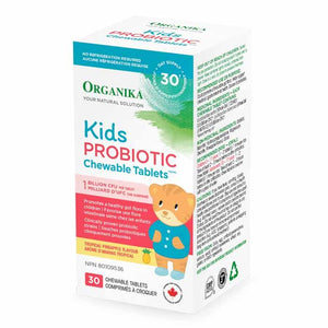 Organika - Kids Chewable Probiotic Tablets, 30 Tablets
