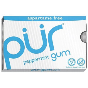 PÜR - Aspartame Free Gum, 9-Pack | Multiple Flavours