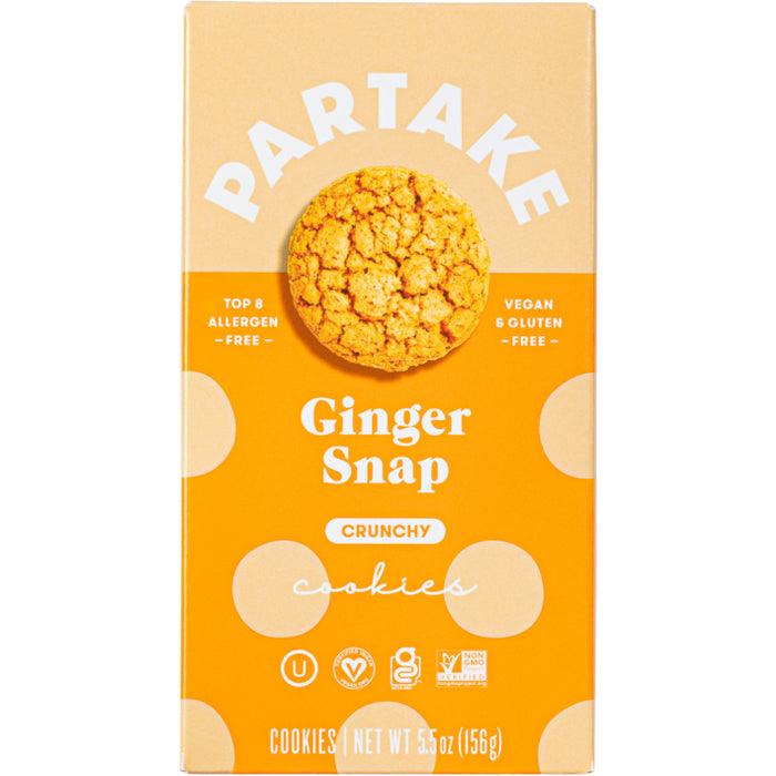 Partake - Crunchy Cookies - Ginger Snap (156g)