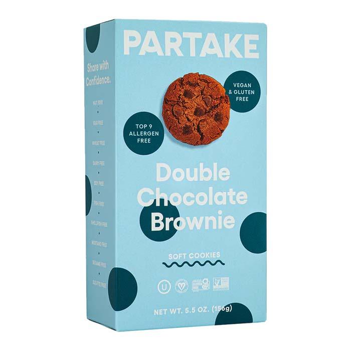 Partake - Soft Baked Cookies - Double Chocolate Brownie (156g)
