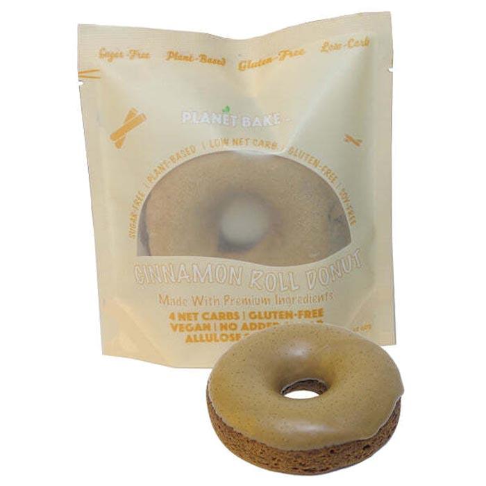 Planet Bake - Sugar-Free Donuts (GF) - Cinnamon Roll, 60g