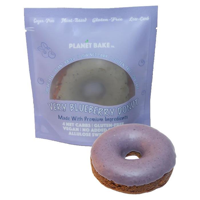 Planet Bake - Sugar-Free Donuts (GF) - Very Blueberry, 60g