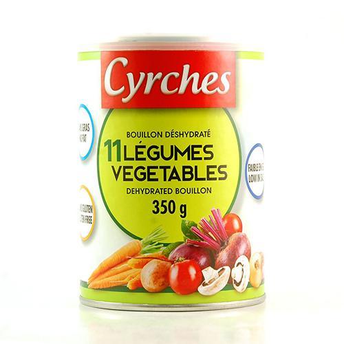 Poulet Dore Inc. - Cyrches Dehydrated Bouillon Chicken Free, 350g | Multiple Flavor's