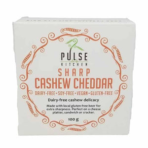Pulse Kitchen - Cashew Cheddar, Sharp Cheese, 100g