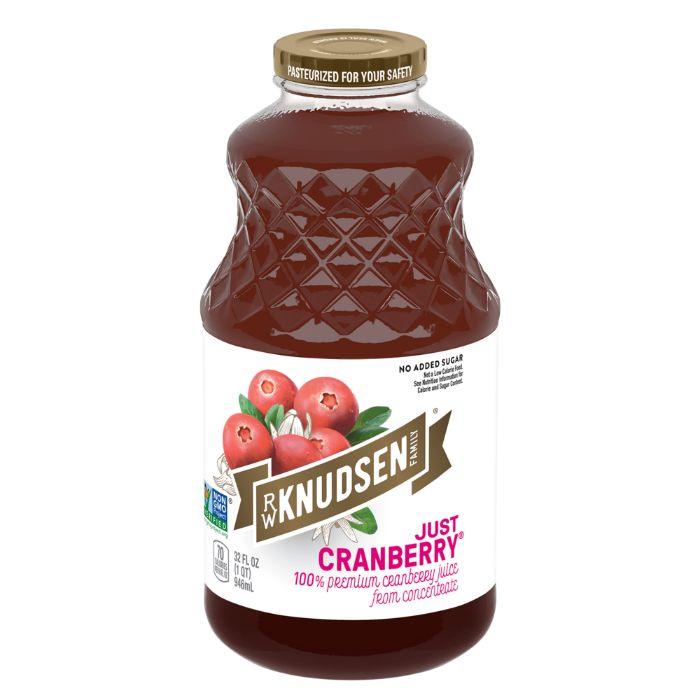 R.W. Knudsen Family - Organic Just Cranberry Juice, 946ml front