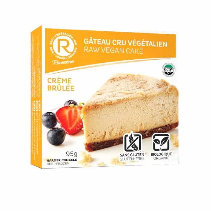 Rawesome - Raw Vegan Cake Slice Crème Brûlée, 95g