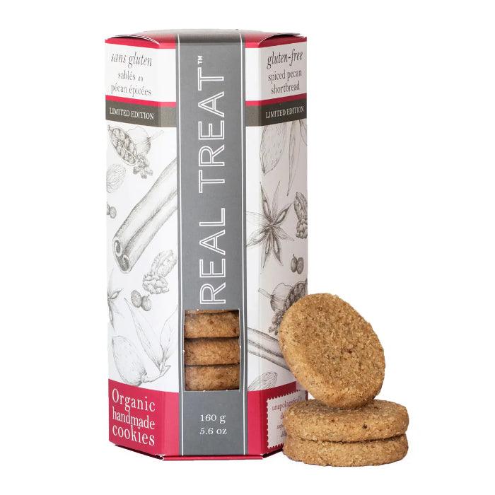 Real Treat - Gluten-Free Spiced Pecan Shortbread, 160g