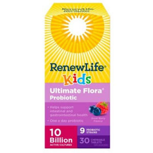 RenewLife - Ultimate Flora Kids Probiotic 10 Billion, 30 Capsules
