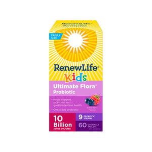 RenewLife - Ultimate Flora Kids Probiotic 10 Billion, 60 Capsules