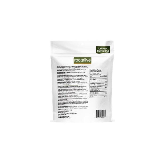 Rootalive - Moringa Leaf Powder Organic, 228g back