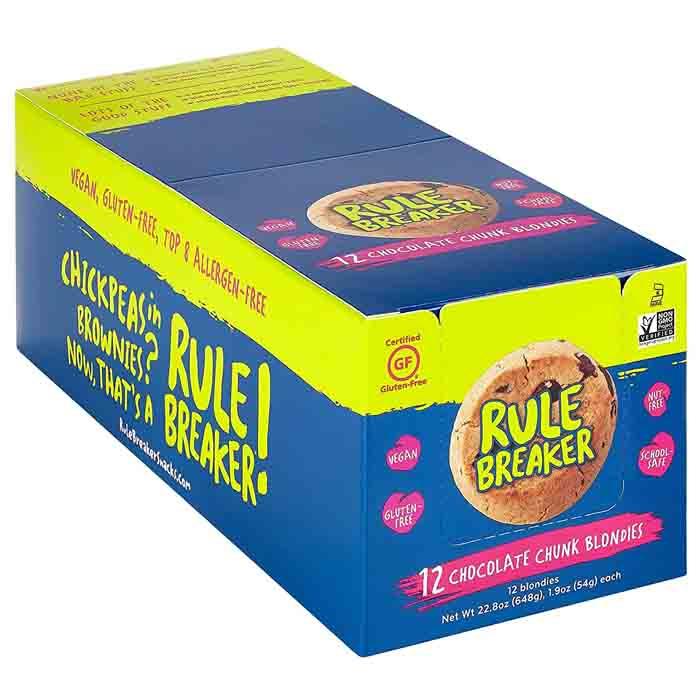 Rule Breaker - Chocolate Chunk Blondie - 12 Pack, 1.9oz