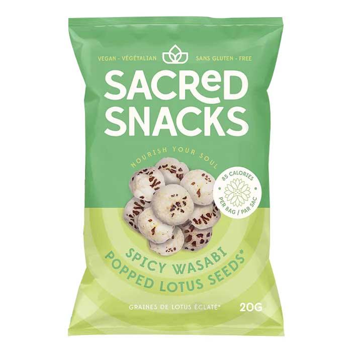 Sacred Foods - Popped Lotus Seeds - Spicy Wasabi, 20g