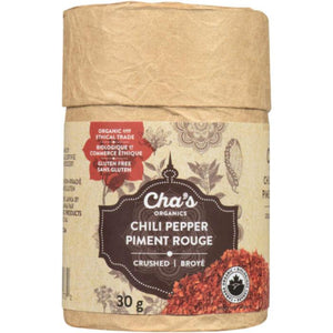 Cha's Organics - Chili Pepper Crushed, 30g