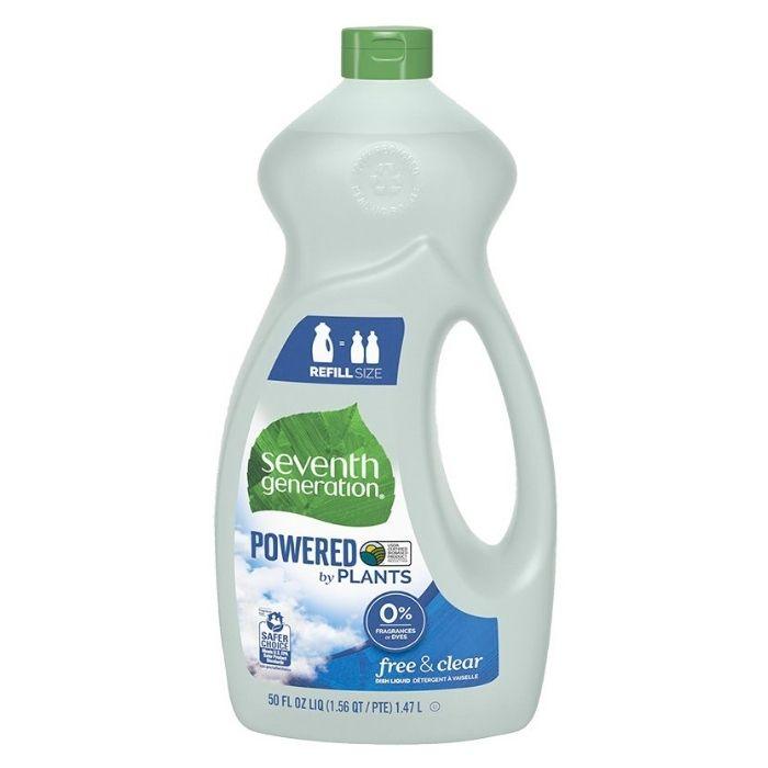 Seventh Generation - Free & Clear Dishwashing Liquid, 1.47L - front