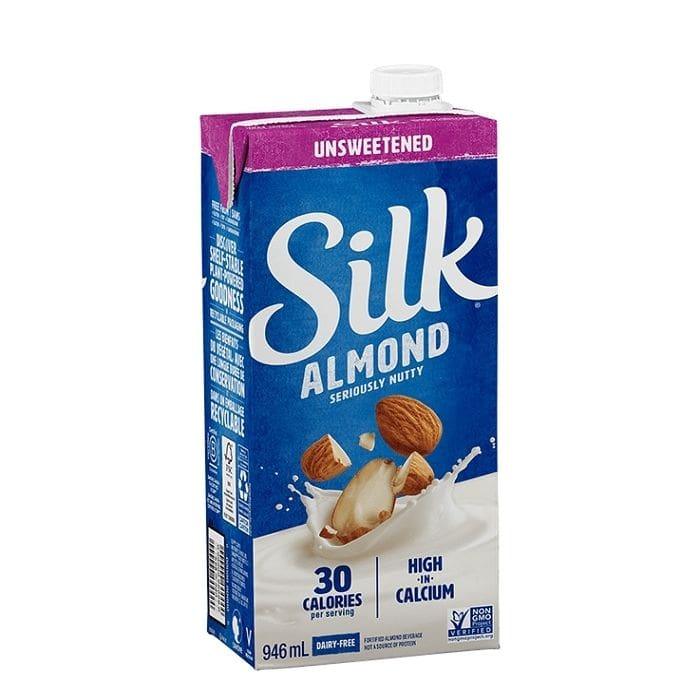 Silk - Unsweetened Original Almond Milk, 946ml – PlantX Canada