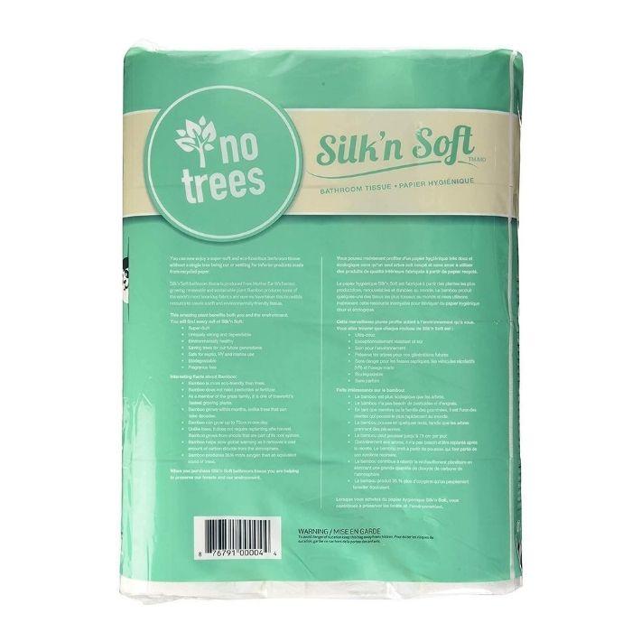 Silk N Soft - Bamboo Toilet Paper, 12ct - back