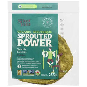 Silver Hills - Sprouted Power Tortillas Spinach Organic 6 Hand-Stretched Tortillas, 255g