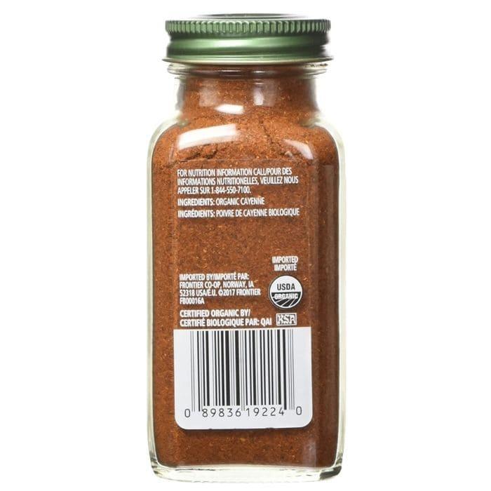 Simply Organic - Cayenne Pepper, 71g - back