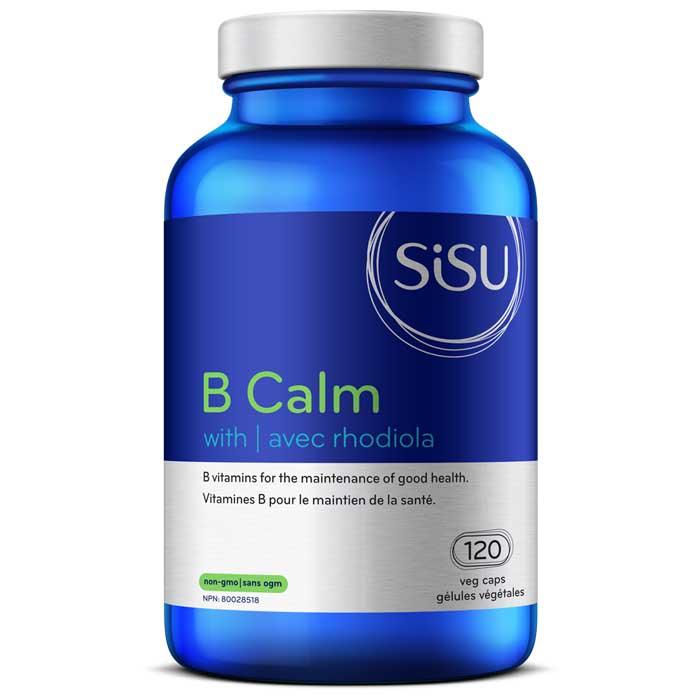 Sisu - B Calm, with 250 mg Rhodiola, 120 Capsules