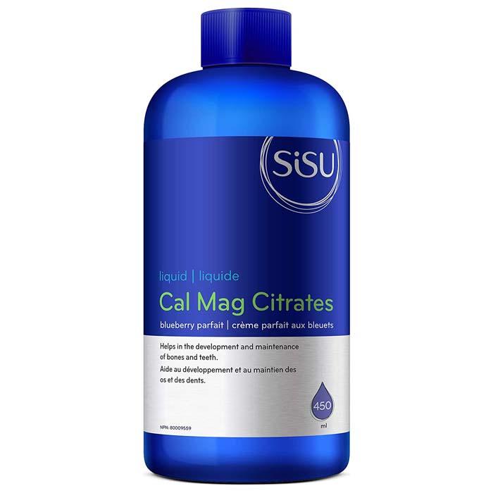 Sisu - Cal Mag Citrates Liquid with D3 - Blueberry Parfait, 450ml
