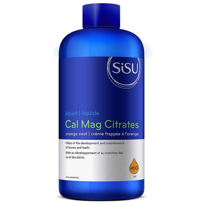 Sisu - Cal Mag Citrates Liquid with D3 - Orange Swirl, 450ml