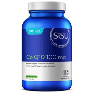 Sisu - Co Q10 100 mg, Bonus, 150 Softgels