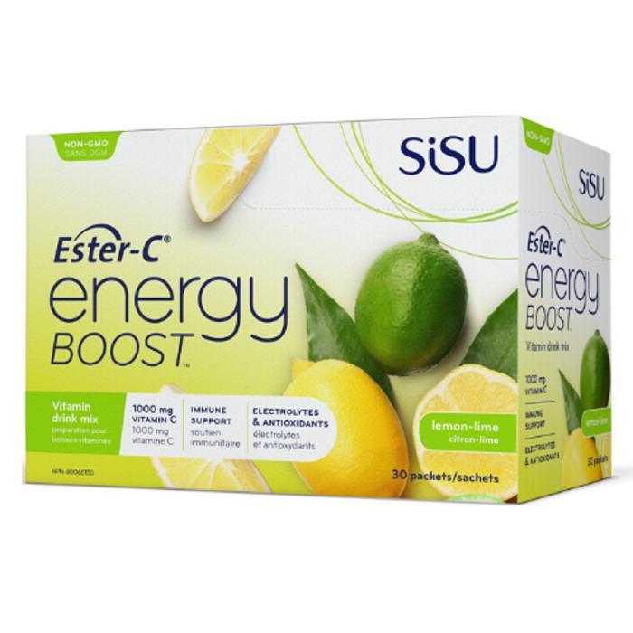 Sisu - Ester-C Energy Boost Lemon Lime, 8g