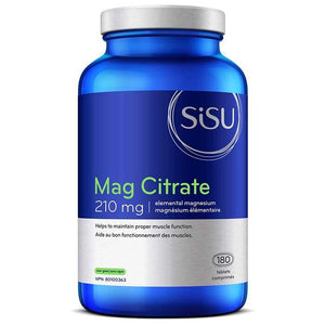 Sisu - Mag Citrate 210mg, 180 Tablets