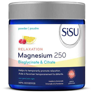 Sisu - Magnesium 250 Relaxation Blend, Raspberry Lemonade, 133g