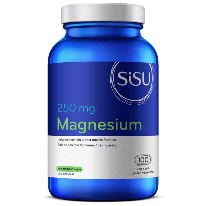 Sisu - Magnesium 250mg, 100 Capsules