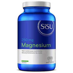 Sisu - Magnesium 250 mg, 200 Capsules
