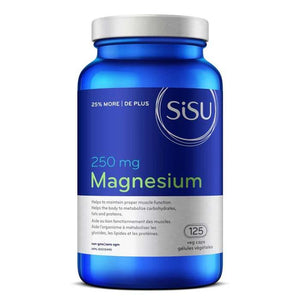 Sisu - Magnesium 250 mg, Bonus, 125 Capsules