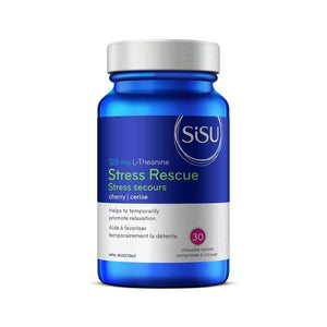 Sisu - Stress Rescue 125 mg L-Theanine, Cherry, 30 Tablets