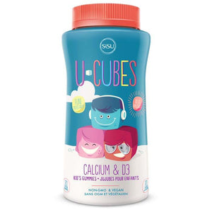 Sisu - U-Cubes Calcium & D3, 120 Gummies