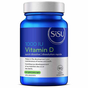 Sisu - Vitamin D3 1000 IU, Unflavoured, 90 Tablets