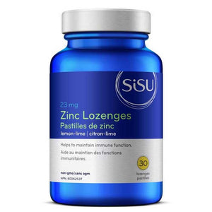 Sisu - Zinc Lozenges, Lemon-Lime, 30 Tablets