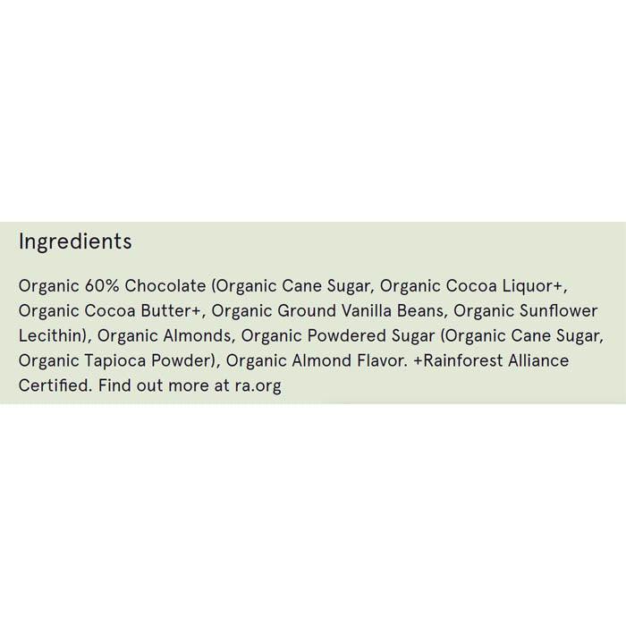 Sjaak's Organic Chocolates - Almond Butter Dark Chocolate Bites - 1360g - back