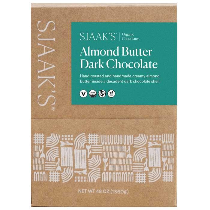 Sjaak's Organic Chocolates - Almond Butter Dark Chocolate Bites, 1360g